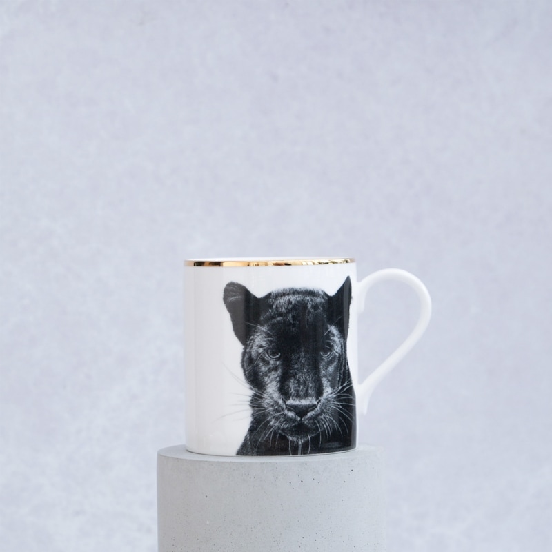 Thumbnail of Panther Fine Bone China Mug image