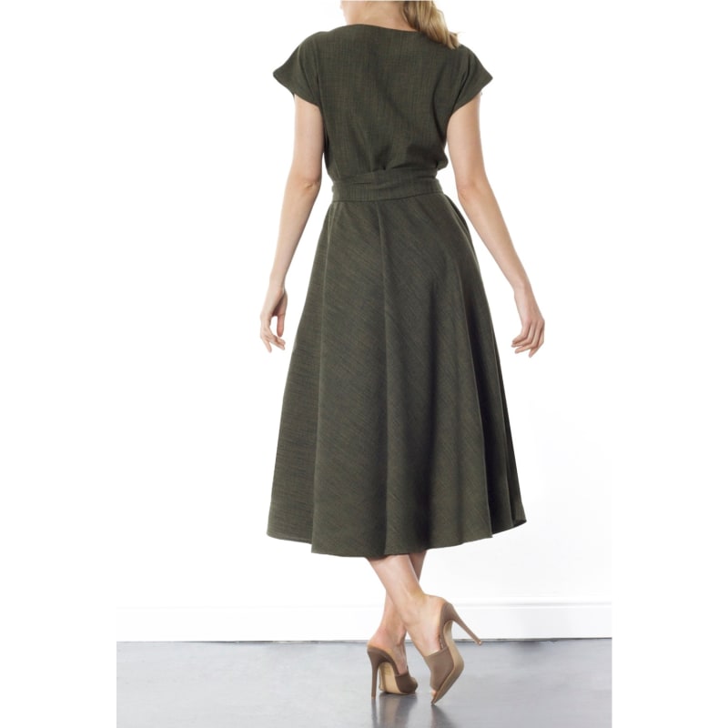 Thumbnail of Stine Green Midi Dress image
