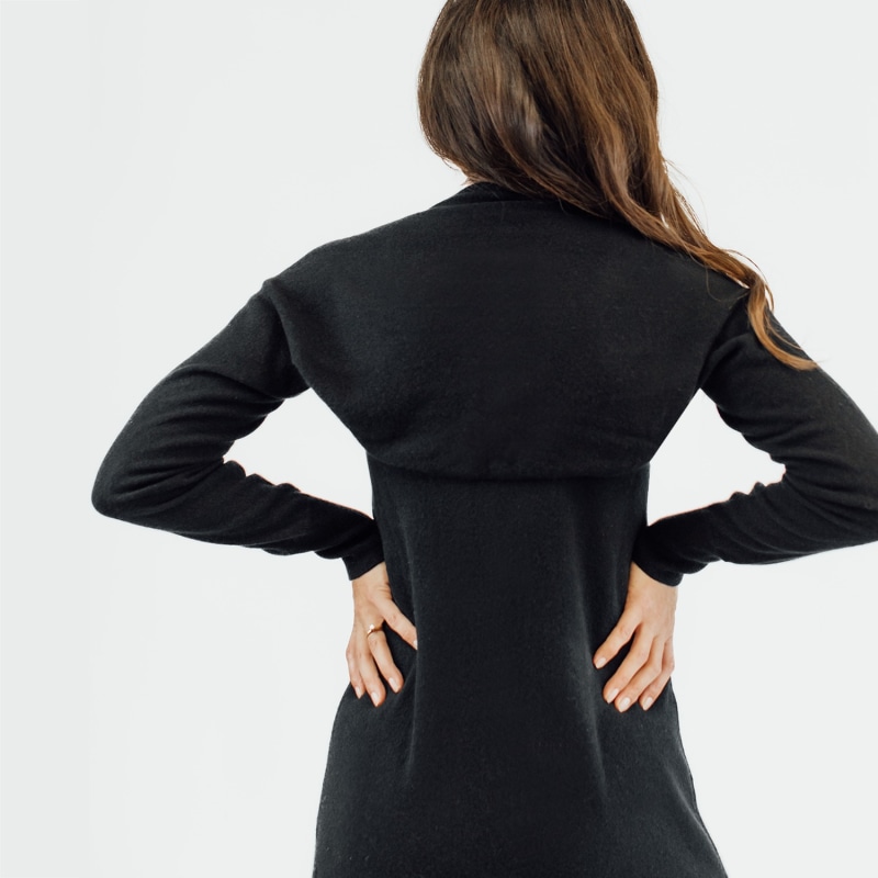 Thumbnail of Cashmere Shrug - Black image