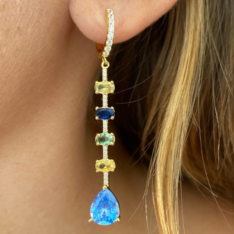 Thumbnail of Jagger Earrings- Azure image