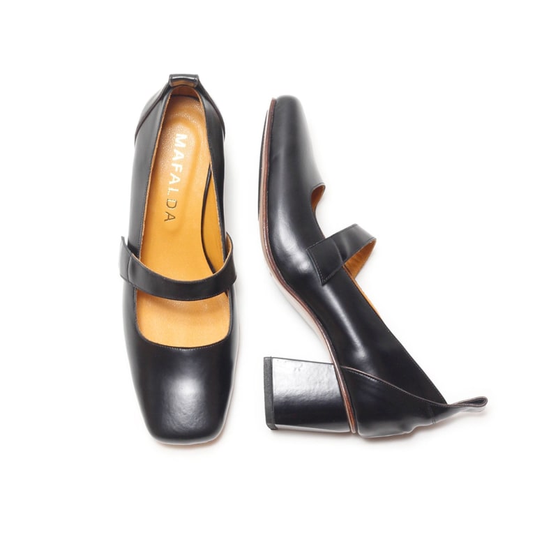 Thumbnail of Jamille Black Mary-Jane Heels image