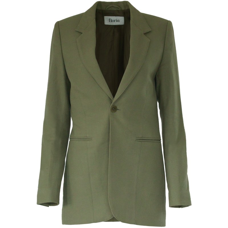Thumbnail of Janne Blazer In Olive Green image
