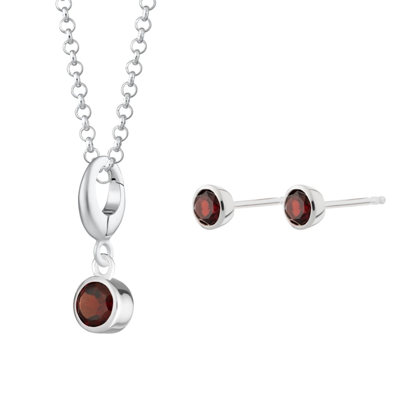 January birthstone jewelry sets store
