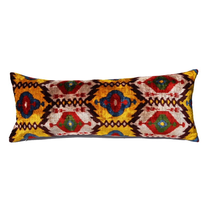 Thumbnail of XL Ikat Bolster Cushion image