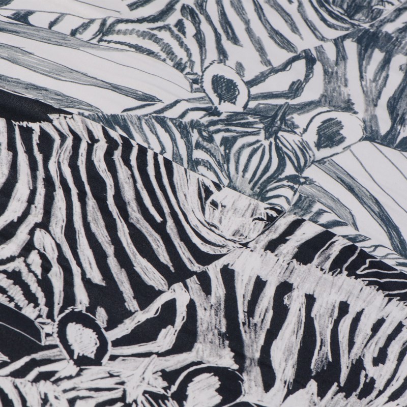 Thumbnail of Zebra Silk Bedsheet image