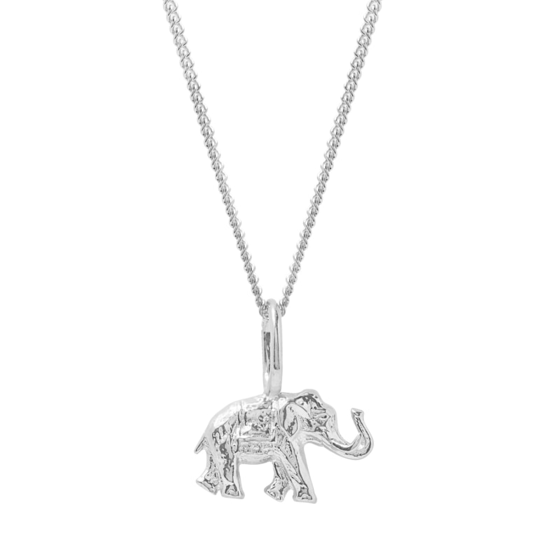 Thumbnail of Elephant Sterling Silver Necklace image