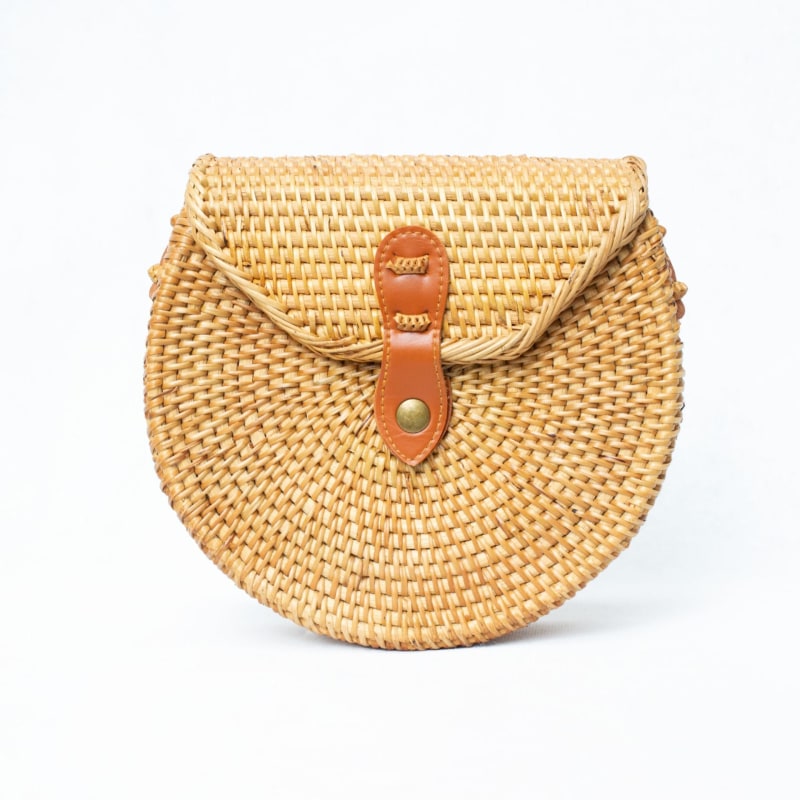 Straw canteen purse on sale