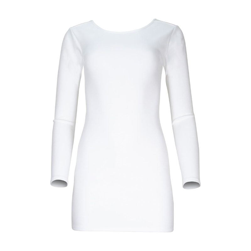 Micro Branding T-Shirt Dress White