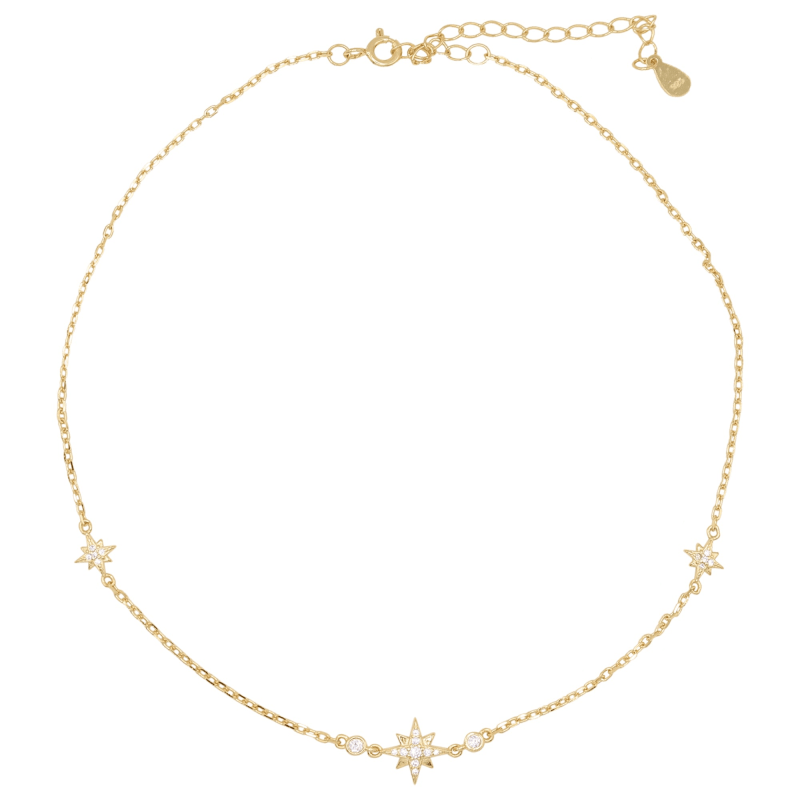 Jenna Star Choker Gold Plated by LUNA CHARLES