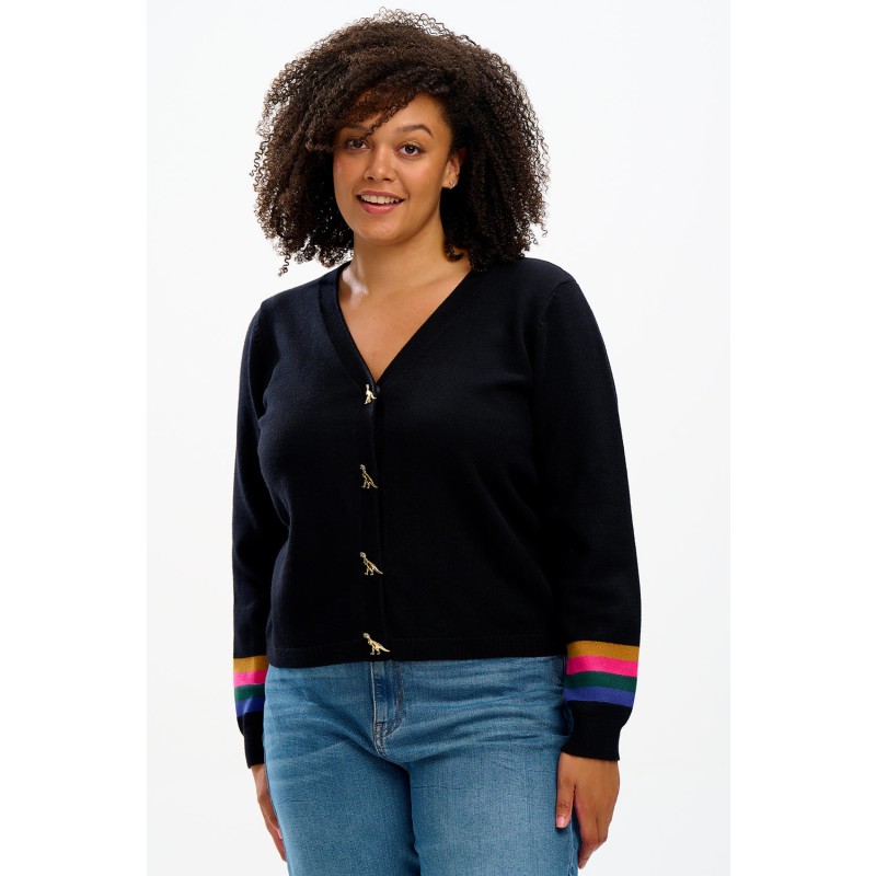 Cardigan with dinosaur buttons new arrivals