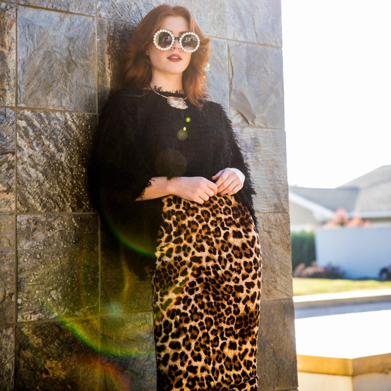 Thumbnail of Leopard Pencil Skirt image