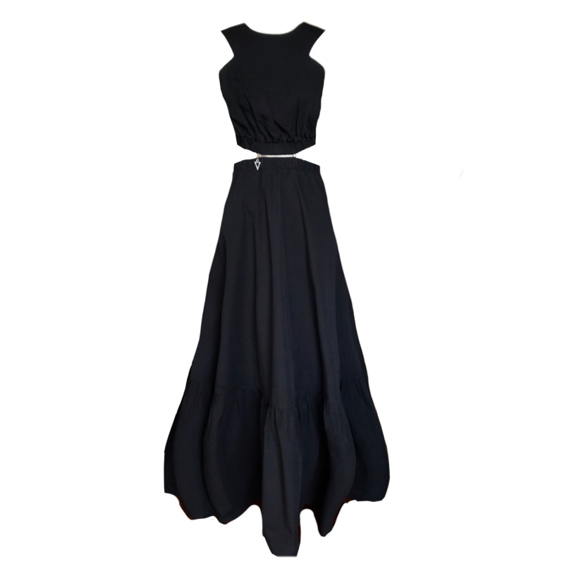 Thumbnail of Xperimential 2 In1 Maxi Dress Black image