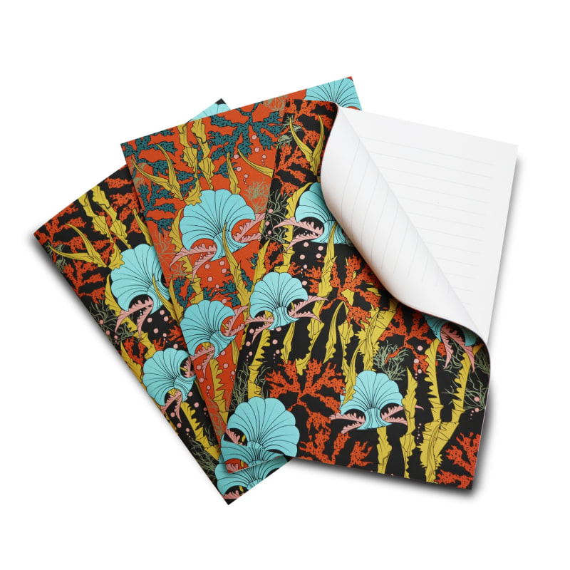 Thumbnail of Coral Odyssey Notebooks Set Of 3 image