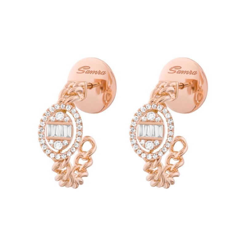 Thumbnail of Quwa Oval Earrings image