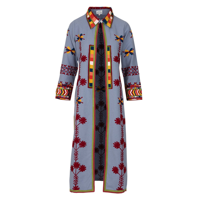 Thumbnail of The Steel Blue Aztec Coat image