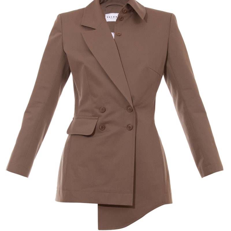 Asymmetrical blazer clearance