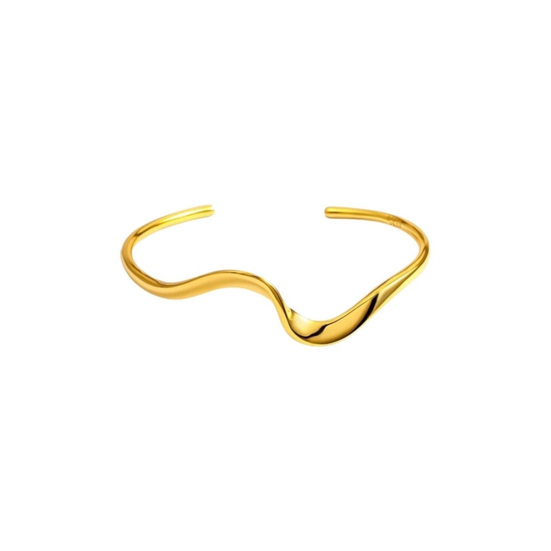 Thumbnail of Wavy Gold Bracelet image