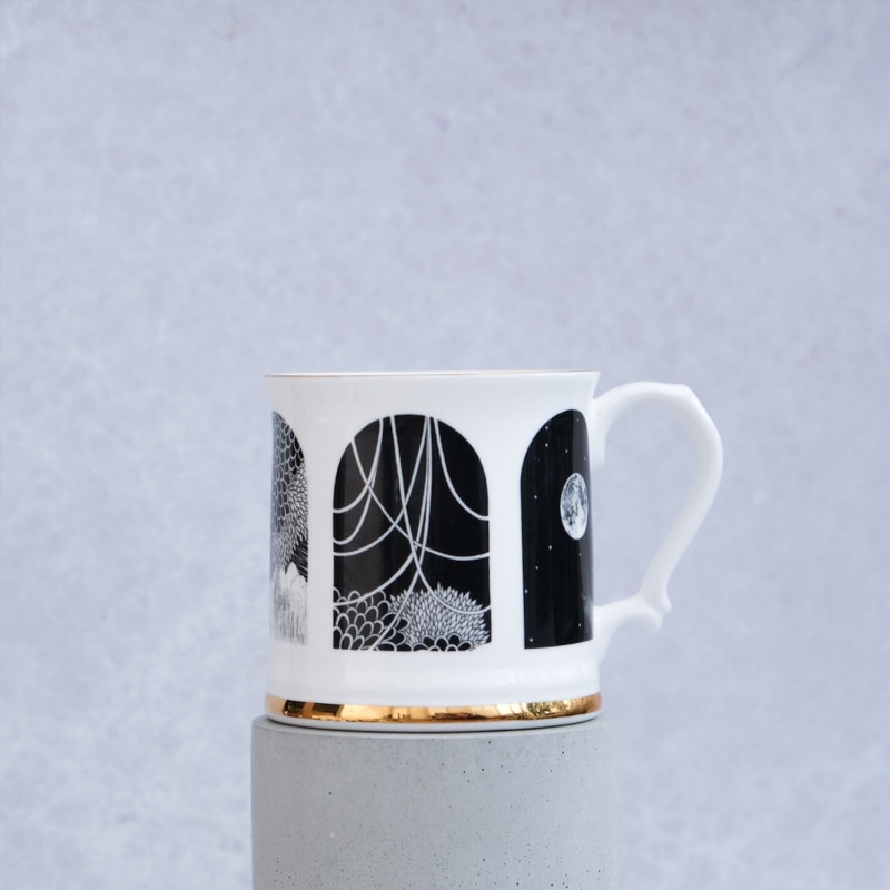 Thumbnail of Peeking Through Fine Bone China Tankard image