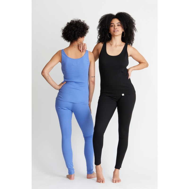 Thumbnail of Pima Rib Knit L&L Legging - Blue image