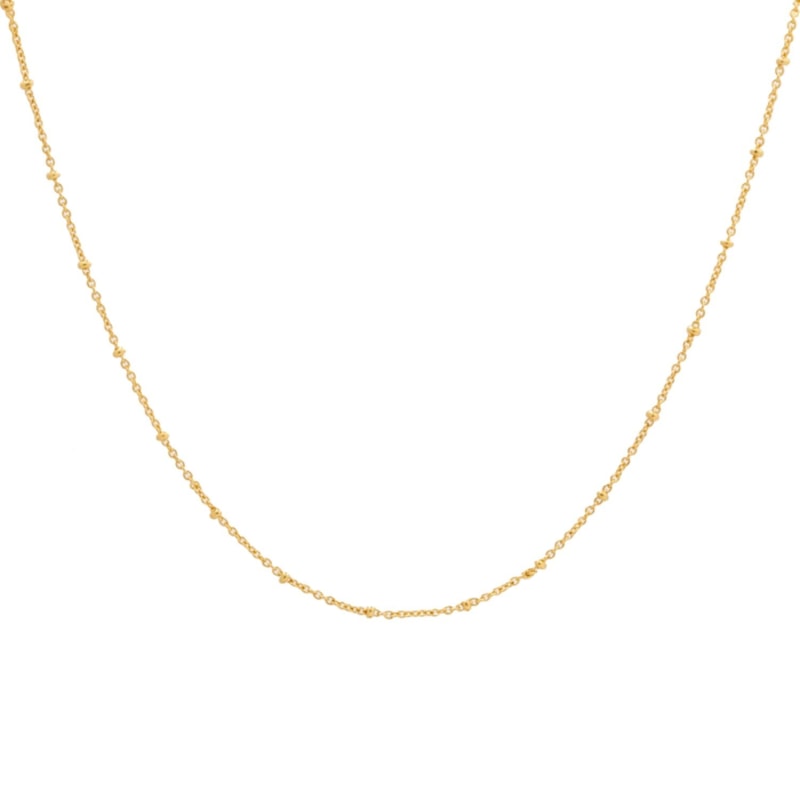 Thumbnail of Balls Long Golden Layering Chain Necklace image