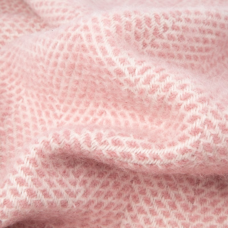 Thumbnail of Evening Tales Pure New Wool Blanket - Fluffy - Pink & Purple image