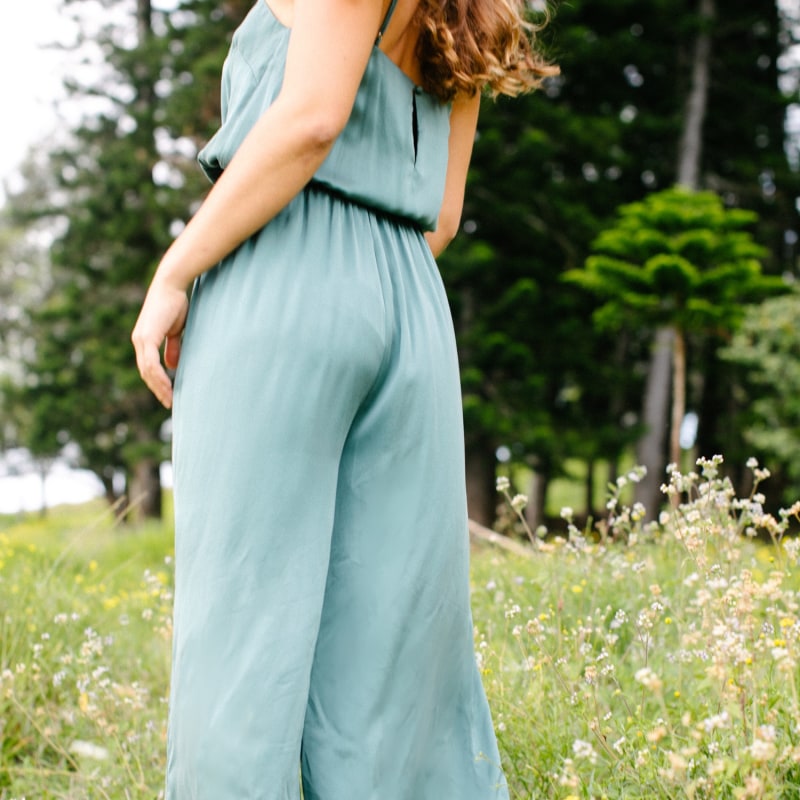 Thumbnail of The Flowered Milkweed Jumpsuit - Green image