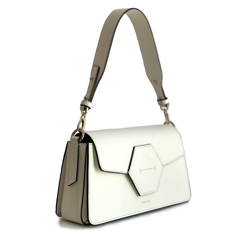 Thumbnail of Euphorbia Vegan Cactus Leather Shoulder Bag White image