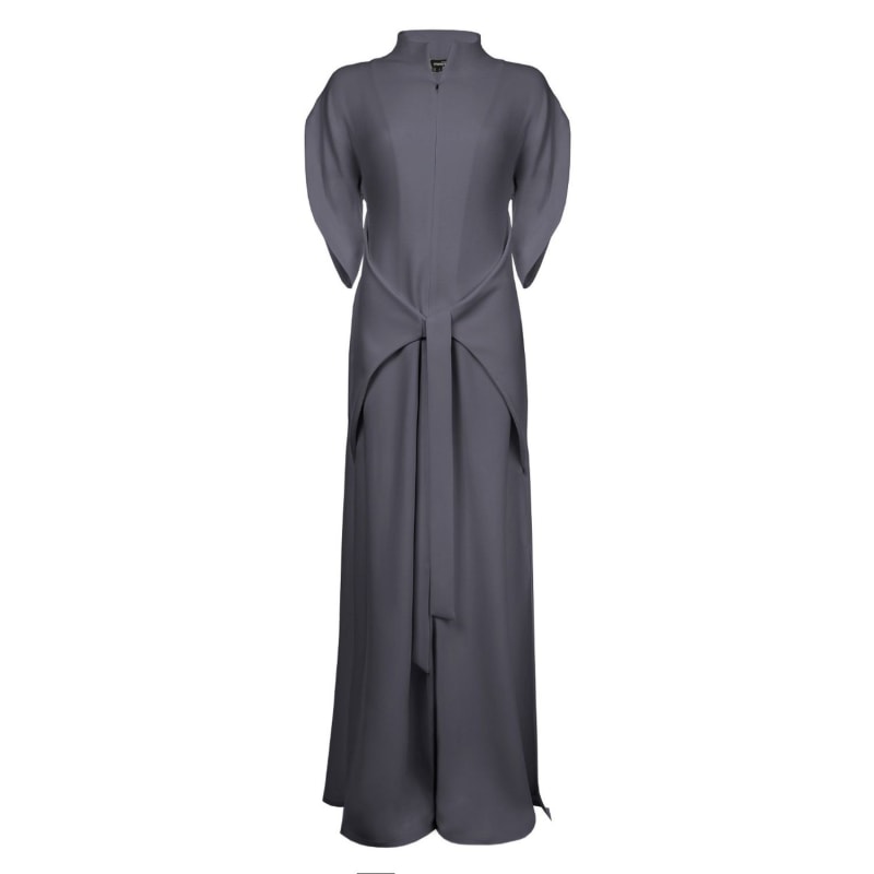 Thumbnail of Jumpsuit Viscose Lea With Pants- Skirt - Grey image