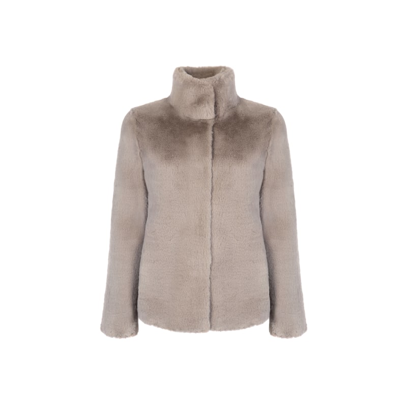 Thumbnail of Joan Faux Shearling Jacket Mink image