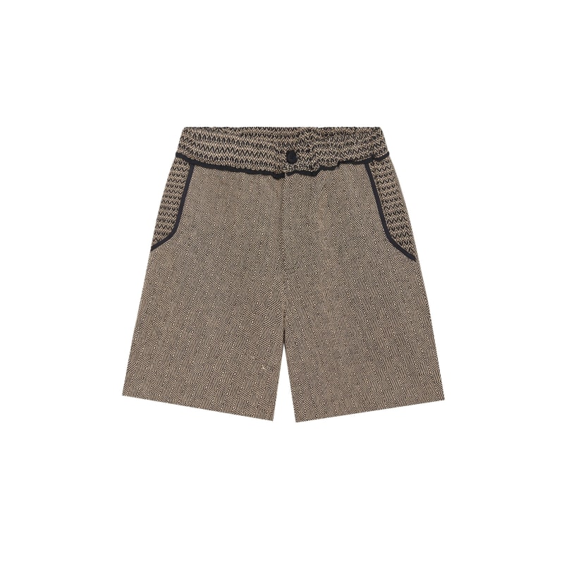 Thumbnail of Joey - Hand Loomed Cotton Patchwork Shorts image