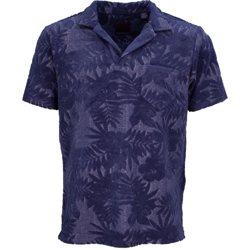 Thumbnail of Johnny Farm Floral Towel Polo - Navy image