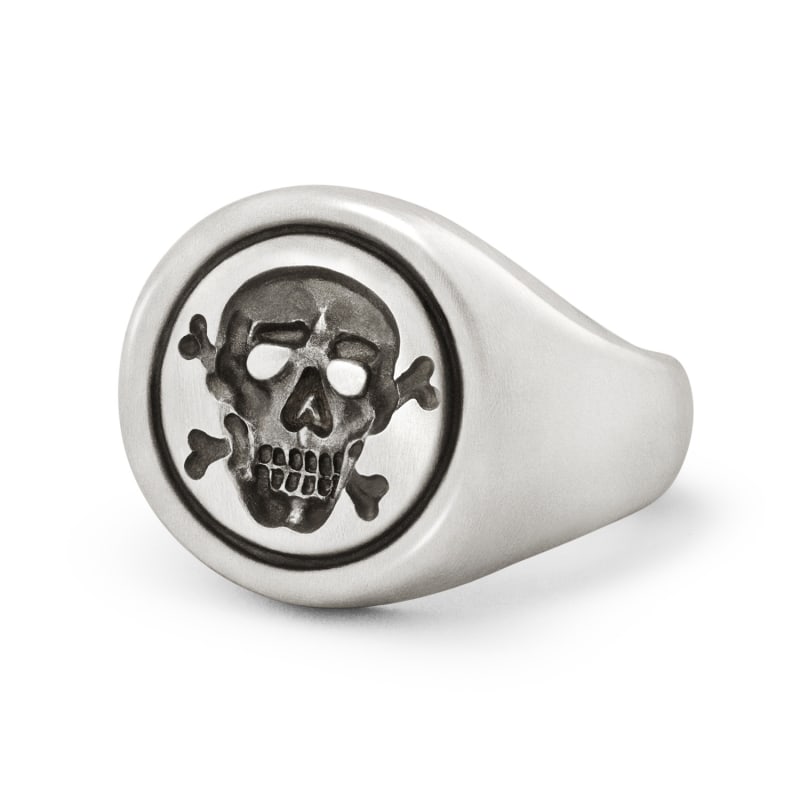 Thumbnail of Jolly Roger Skull & Bones Signet Ring image