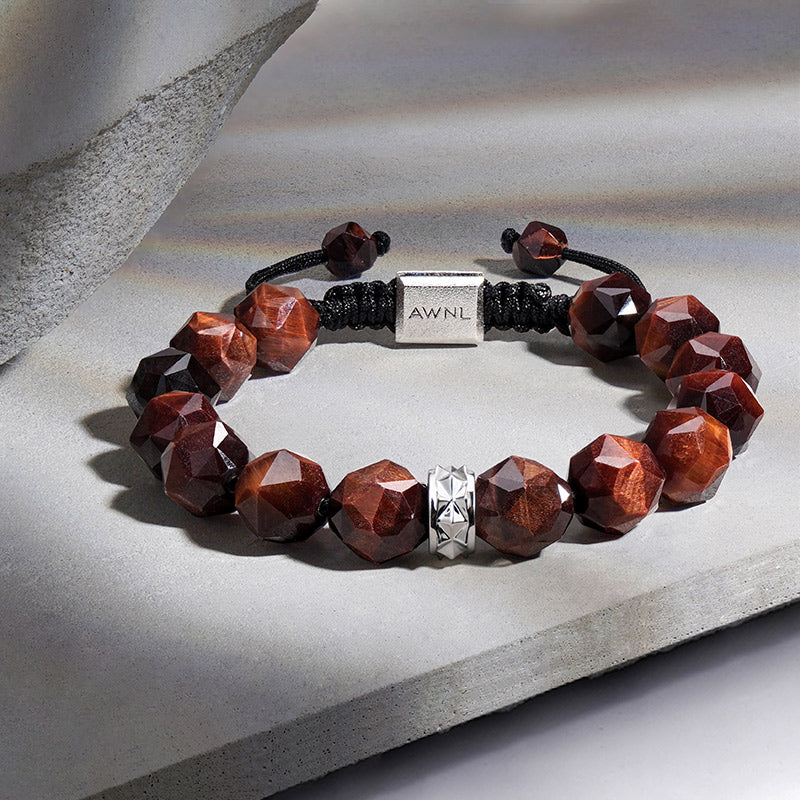 Thumbnail of Ulfberht Red Tiger Eye Beaded Bracelet image