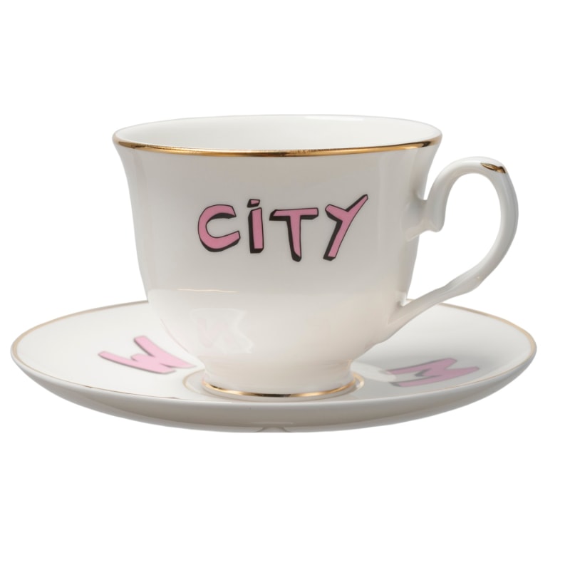 Thumbnail of Bella Freud X Gillian Wearing - Suffragette City Tea Cup & Saucer image