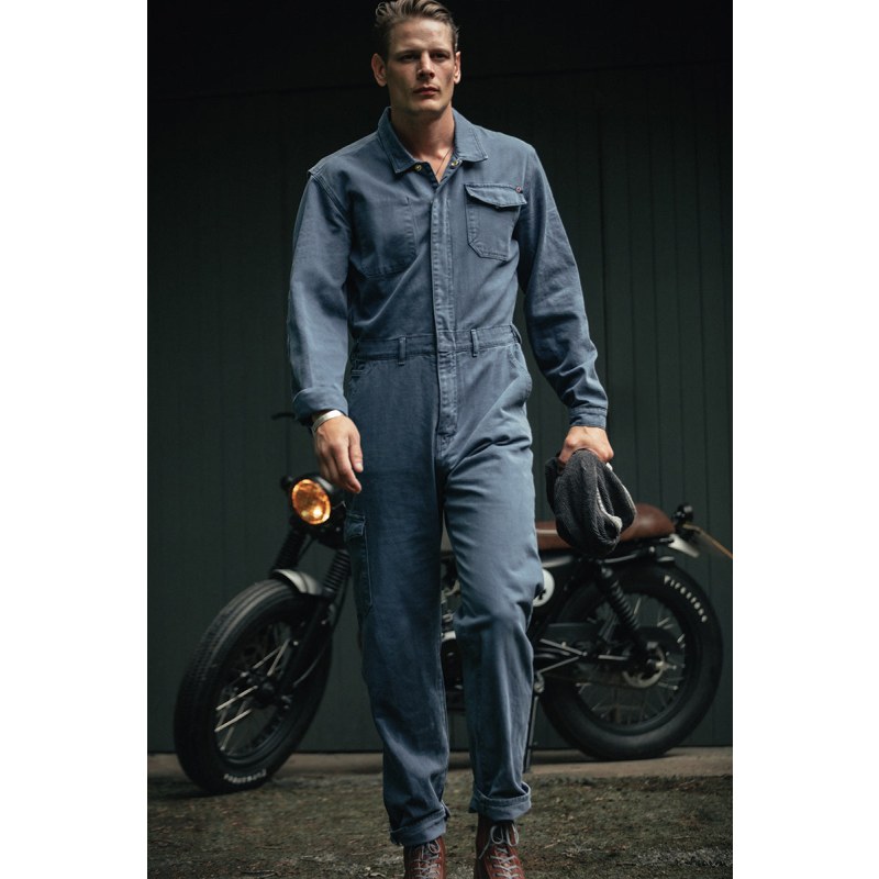 Thumbnail of &Sons Churchill Coveralls Dark Denim image