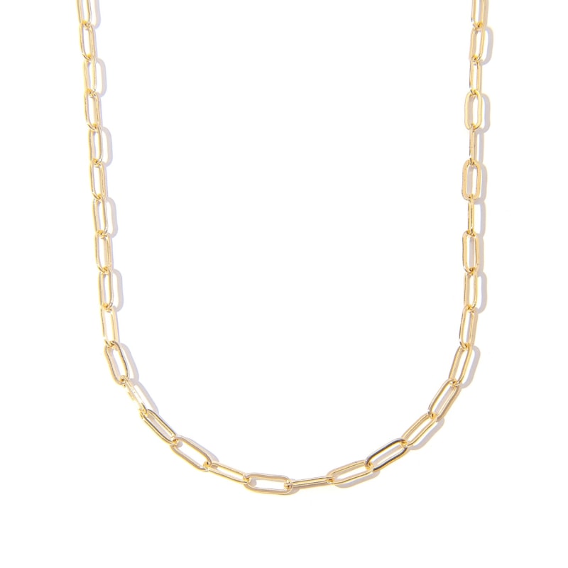 Thumbnail of Slim Gold Filled Paperclip Chain image