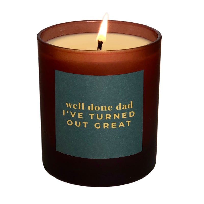 Thumbnail of Well Done Dad Candle - Kefi Large Refillable Candle image