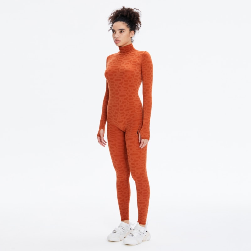 Thumbnail of Jumpsuit Thermal Underwear With Zip Orange image