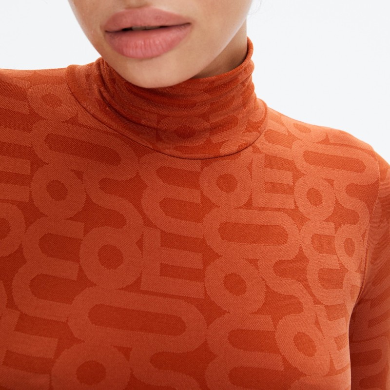 Thumbnail of Jumpsuit Thermal Underwear With Zip Orange image