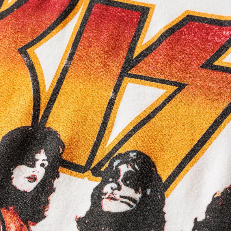 Thumbnail of Kiss - Love Gun Seventy Seven - Vintage Band T-Shirt - White Blonde image