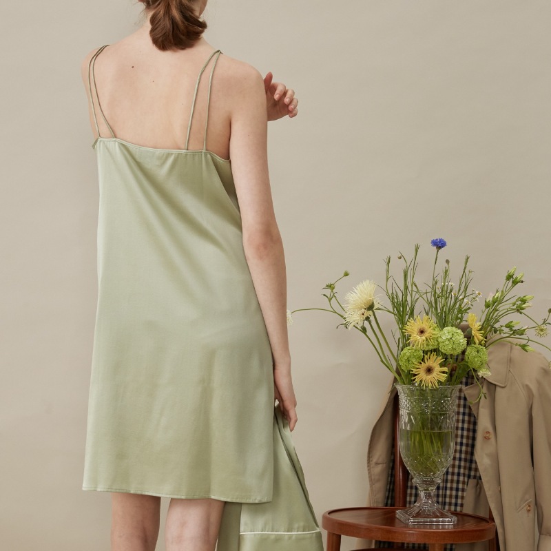 Thumbnail of French Style Silk Slip Dress image
