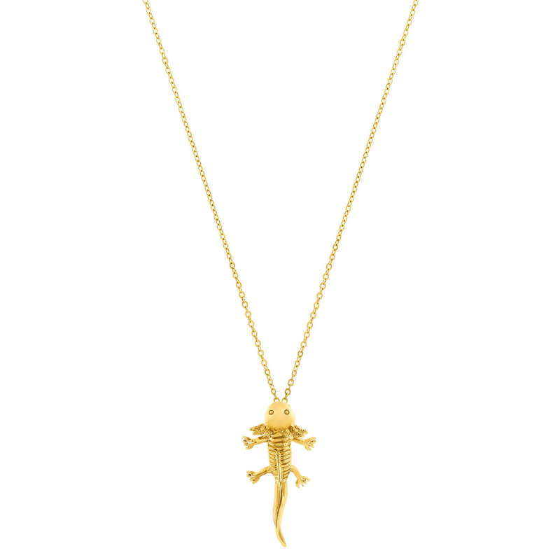 Necklace Axolotl | Sophie Simone Designs | Wolf & Badger