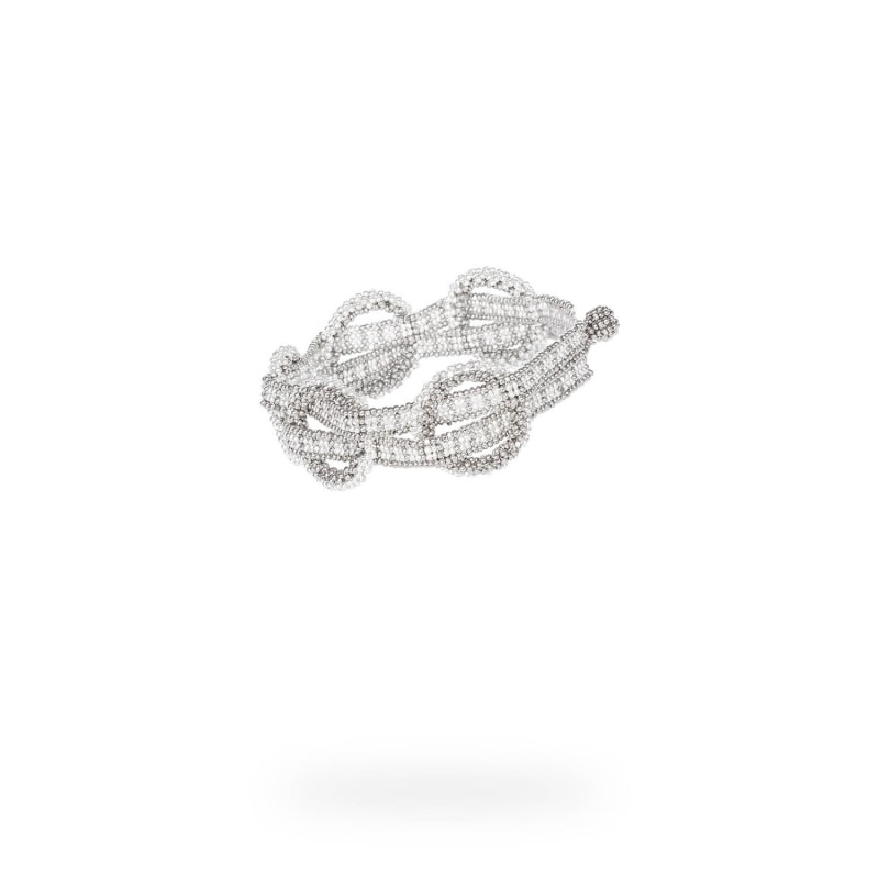 Thumbnail of Interlocking Chain Bracelet - Platinum, Silver image