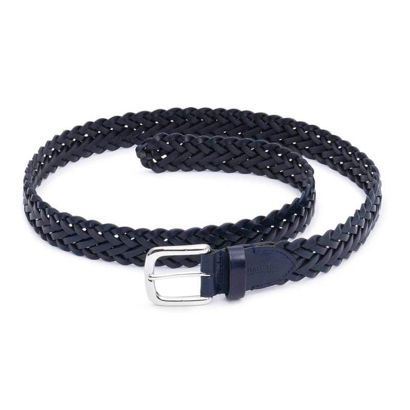 Thumbnail of Hand-Braided Leather Belt Blue Gianfranco image