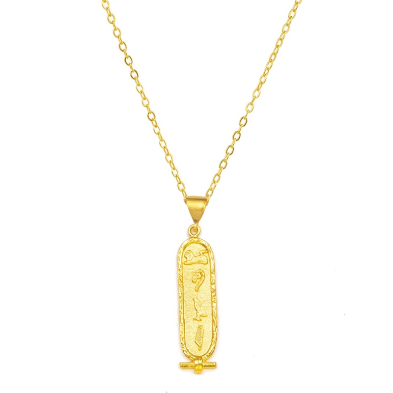 Cartouche necklace 2025
