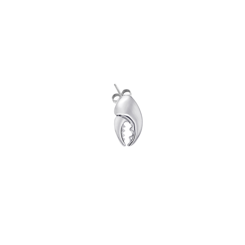 Thumbnail of Sterling Silver Crab Claw Stud Earring image