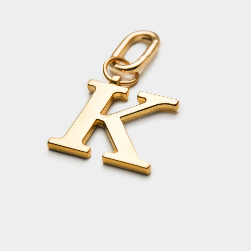 Golden letters key ring