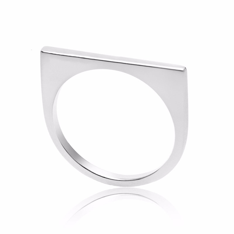 Thumbnail of Minerva Sterling Silver Stacking Ring image