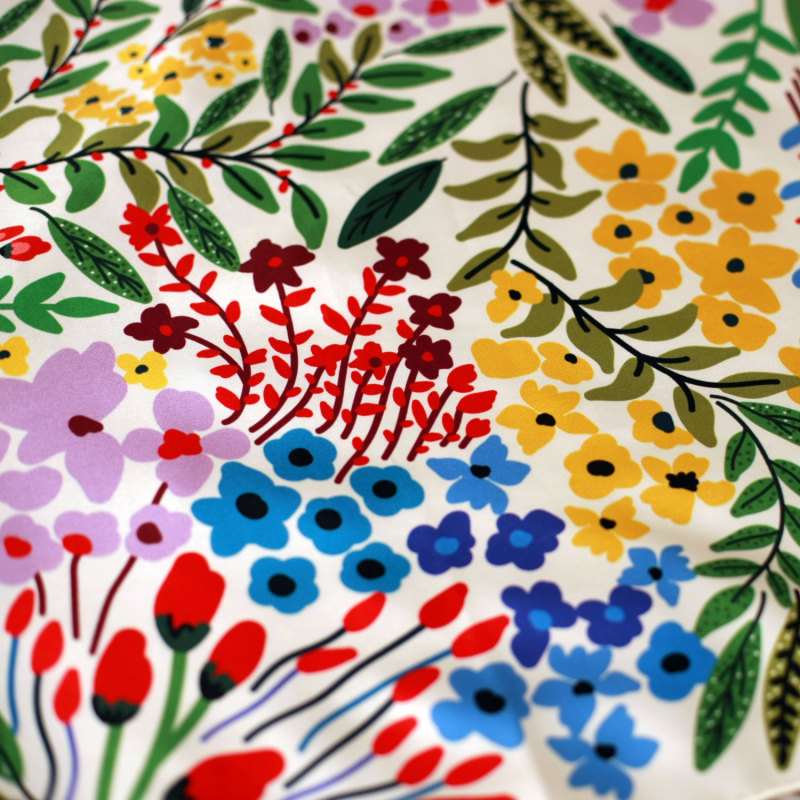 Thumbnail of Silk Scarf Of Blooms image