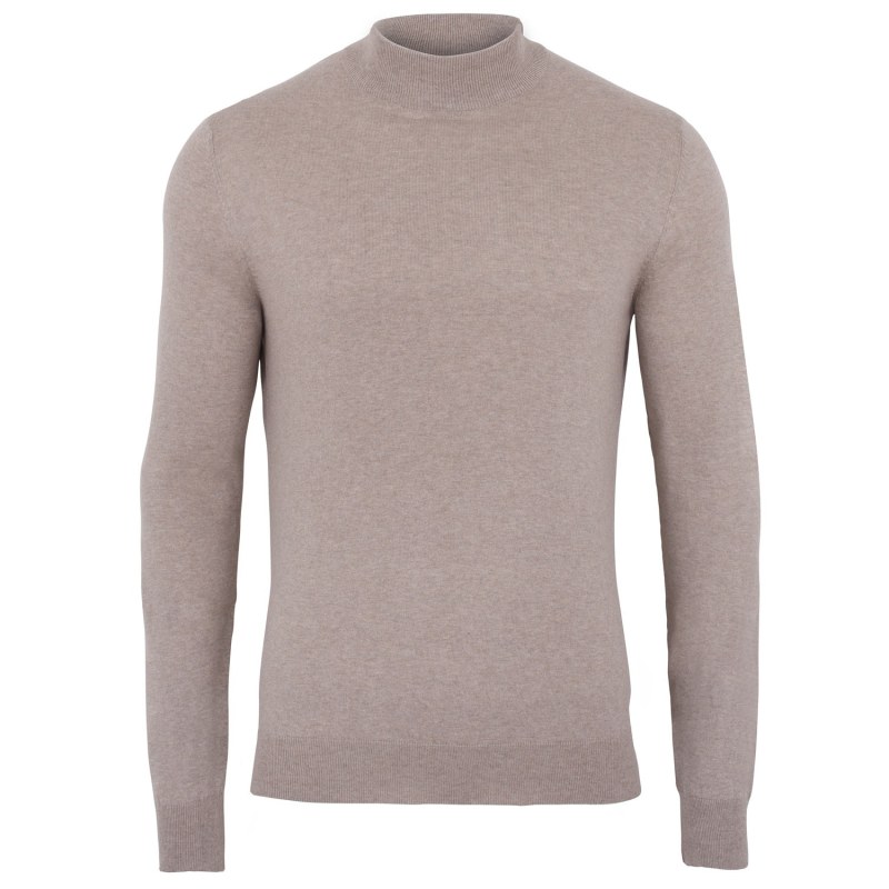 Cotton mock turtleneck online